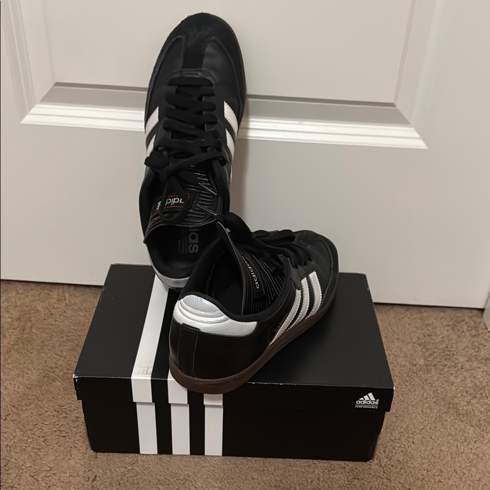 Adidas Classic Black and White Trainers